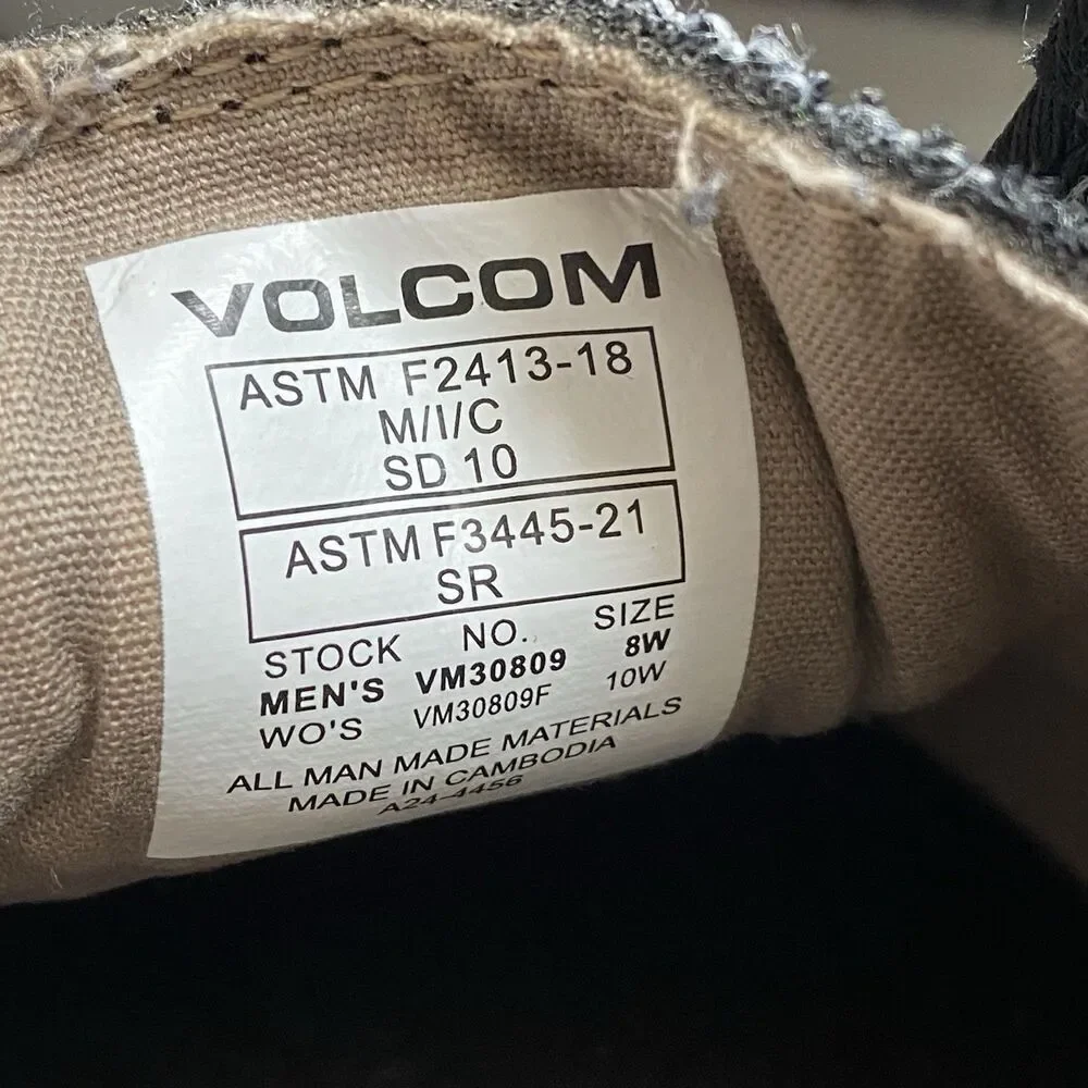 Volcom Chill Comp Toe EH MaxTrax Work Oxford Men 8-W Women 10-W Slip Resistant